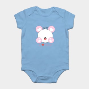 I Love Bear Bang Dream Hello Happy World Okusawa Misaki Baby Bodysuit